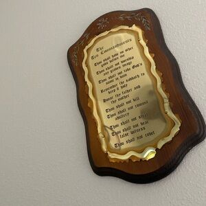 Ten Commandments Wal mount